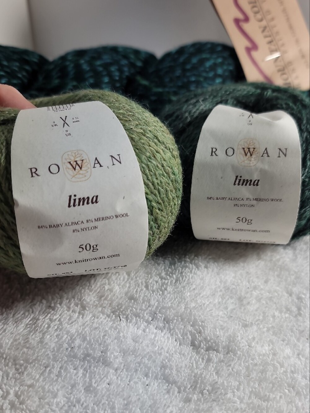 A Trio Of Green Yarn...Rowan - NWT - Picture 2 of 11